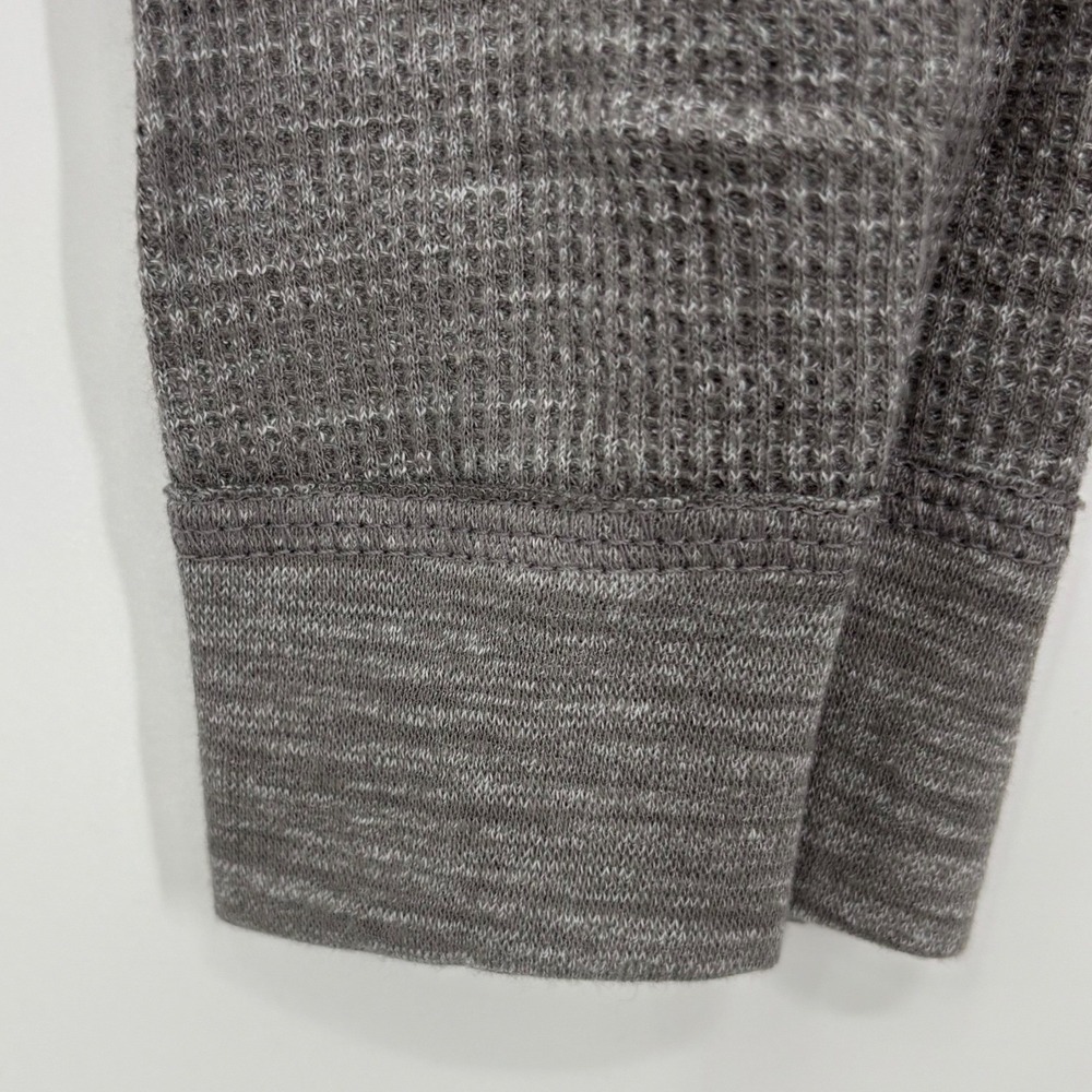 Fruit of the Loom Mens XXXL 3XG Long Sleeve Gray Thermal Knit Crewneck Shirt - Picture 9 of 9